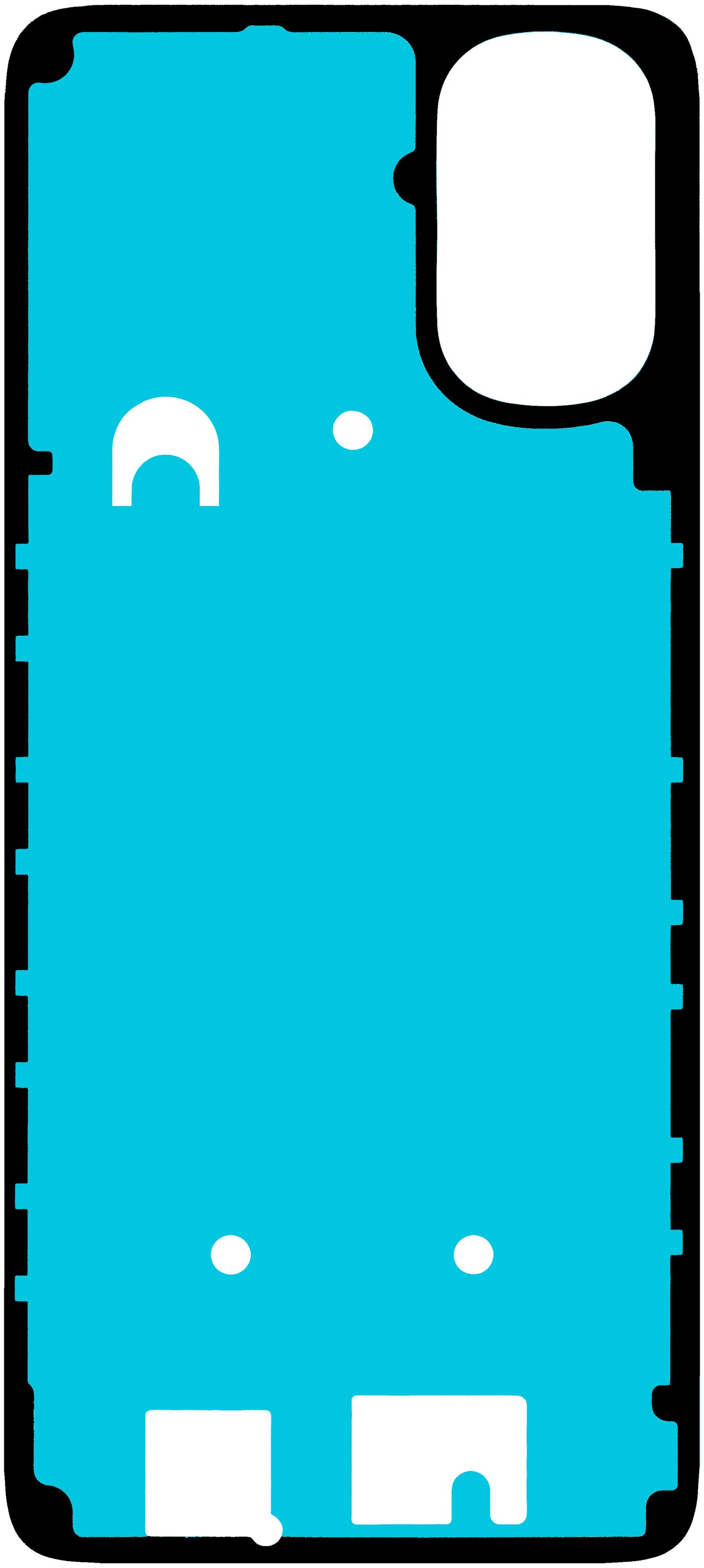 Ljepilo za poklopac baterije Motorola Moto E32s / G22, Service Pack 5D78C20746