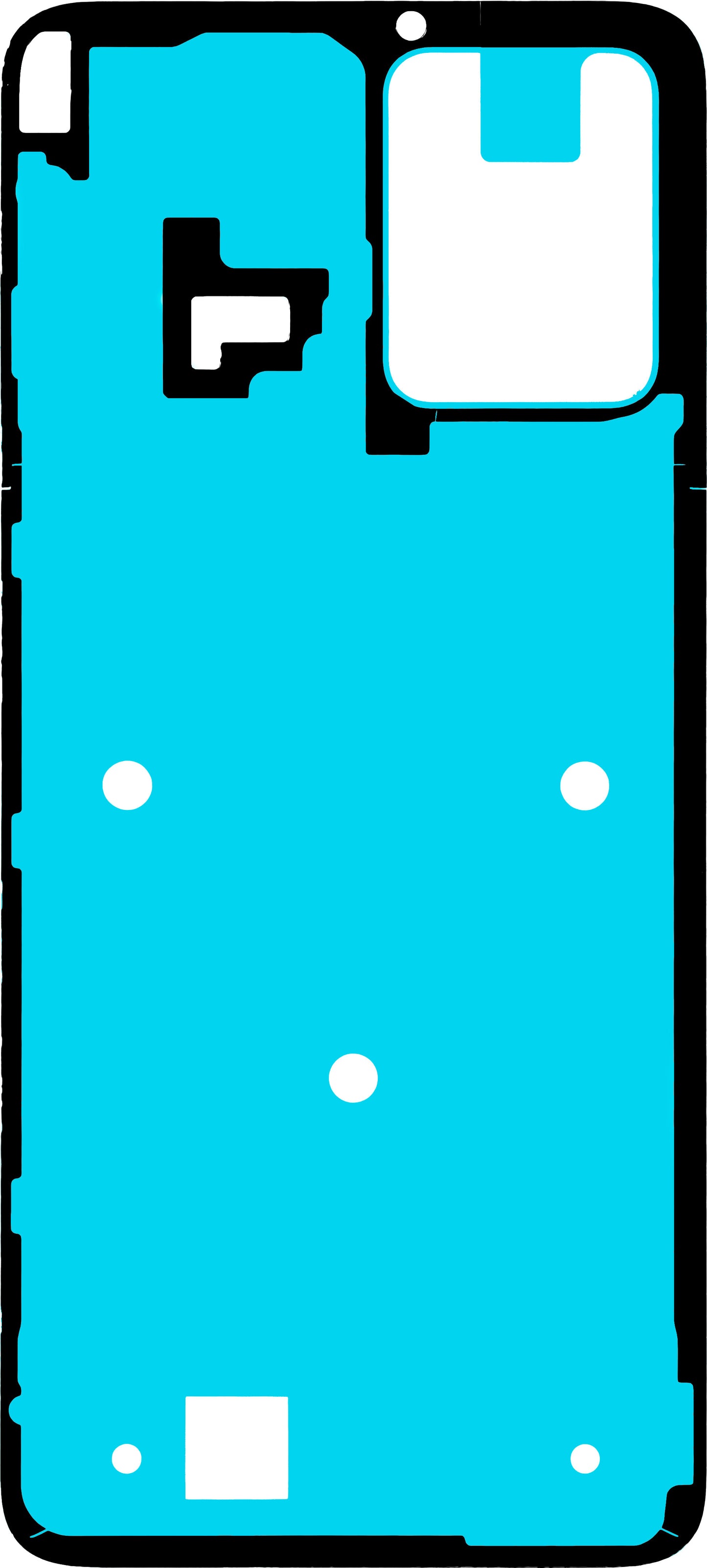 Ljepilo za poklopac baterije Motorola Moto G53, Service Pack 5D78C22164