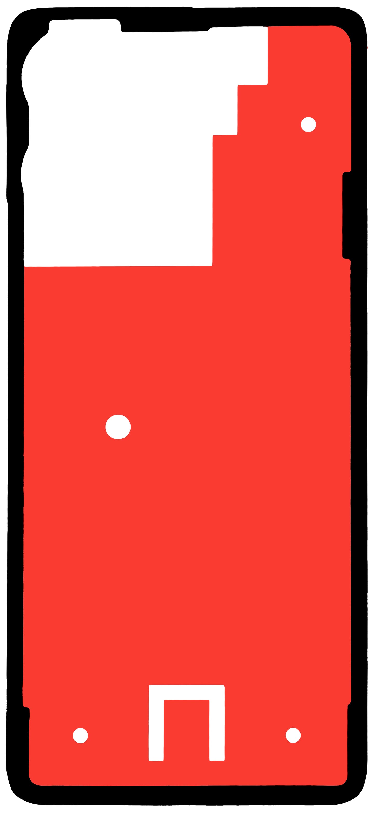 Ljepilo za poklopac baterije Motorola Moto G86 Power, Service Pack 5948C30670