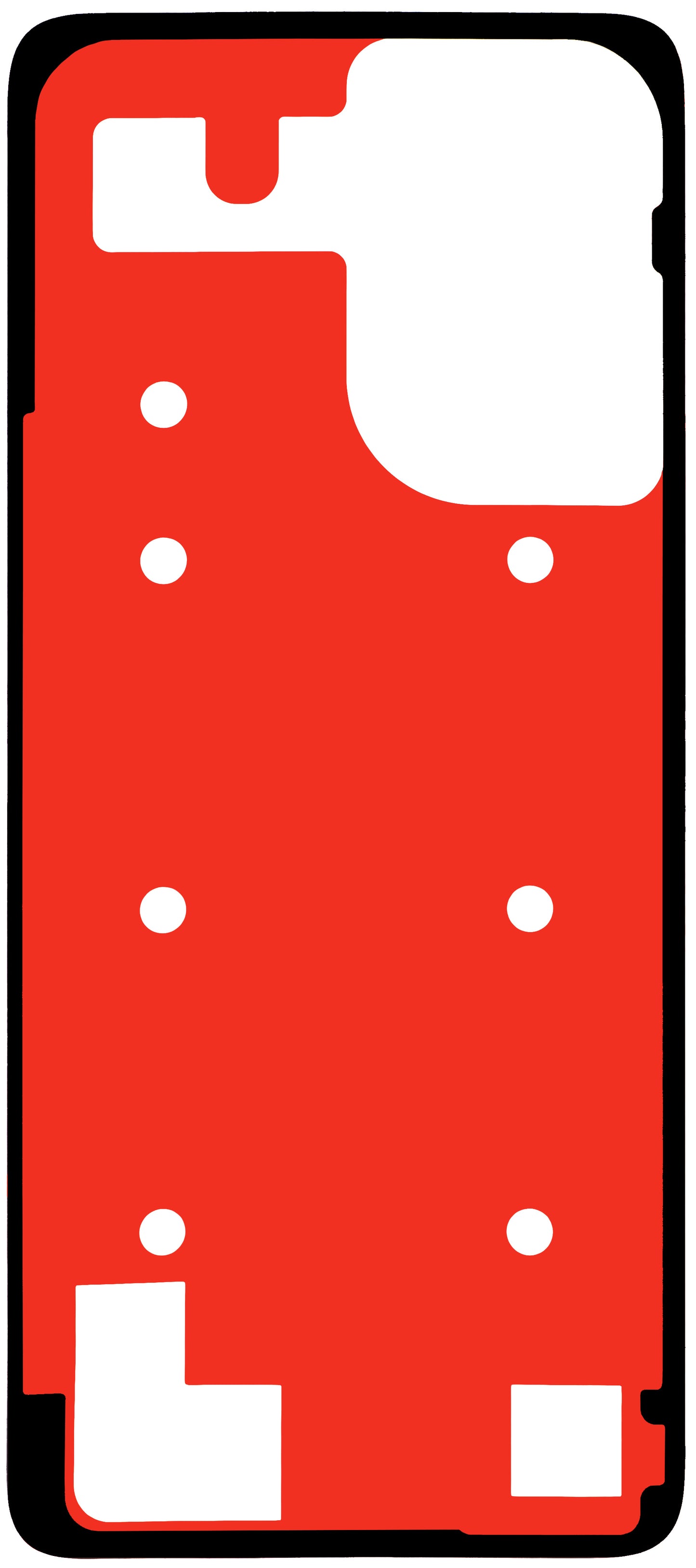 Ljepilo za poklopac baterije Motorola Moto G06 Power / G06, Service Pack 5948C31280