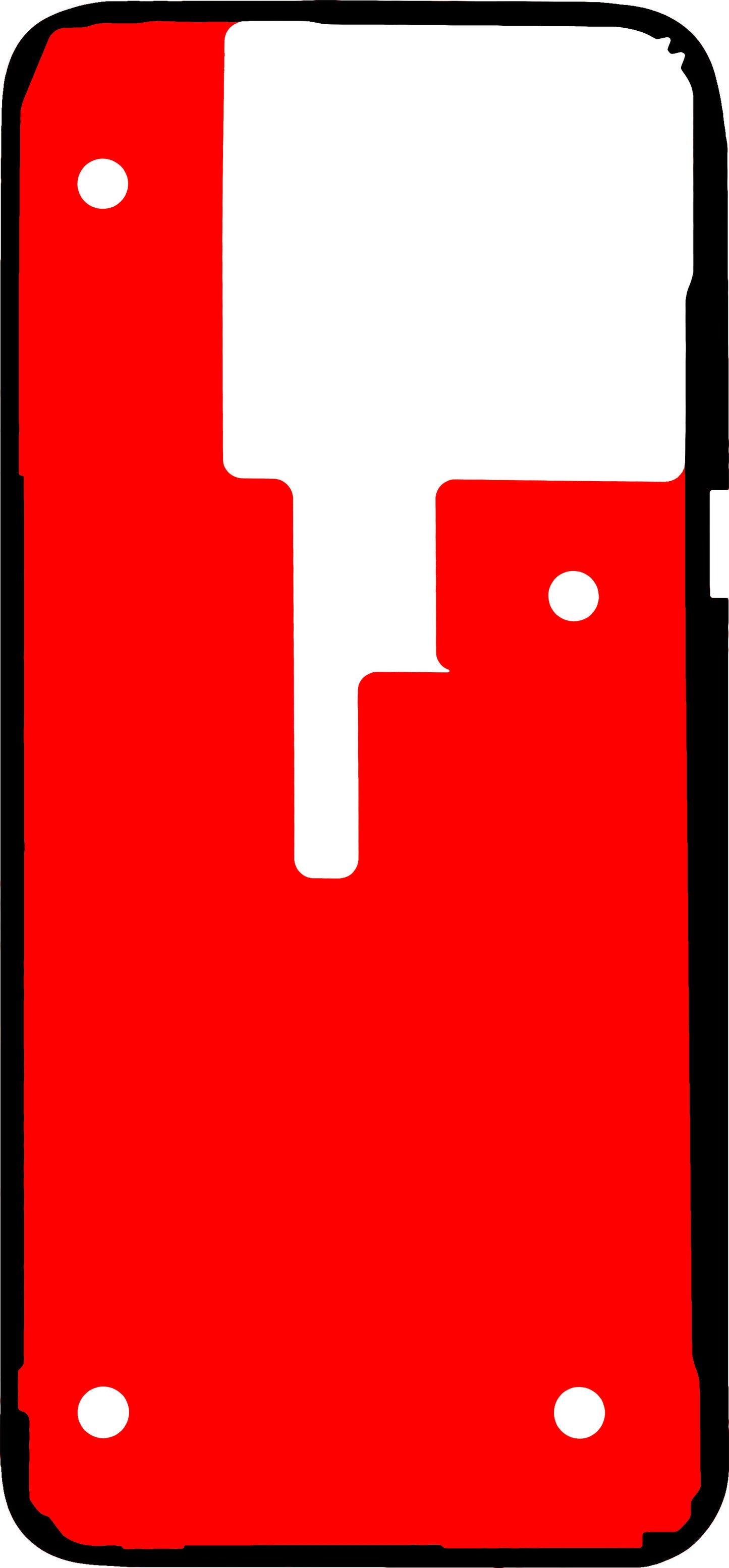 Ljepilo za poklopac baterije Motorola Edge 70 Fusion, Service Pack 5D78C32140