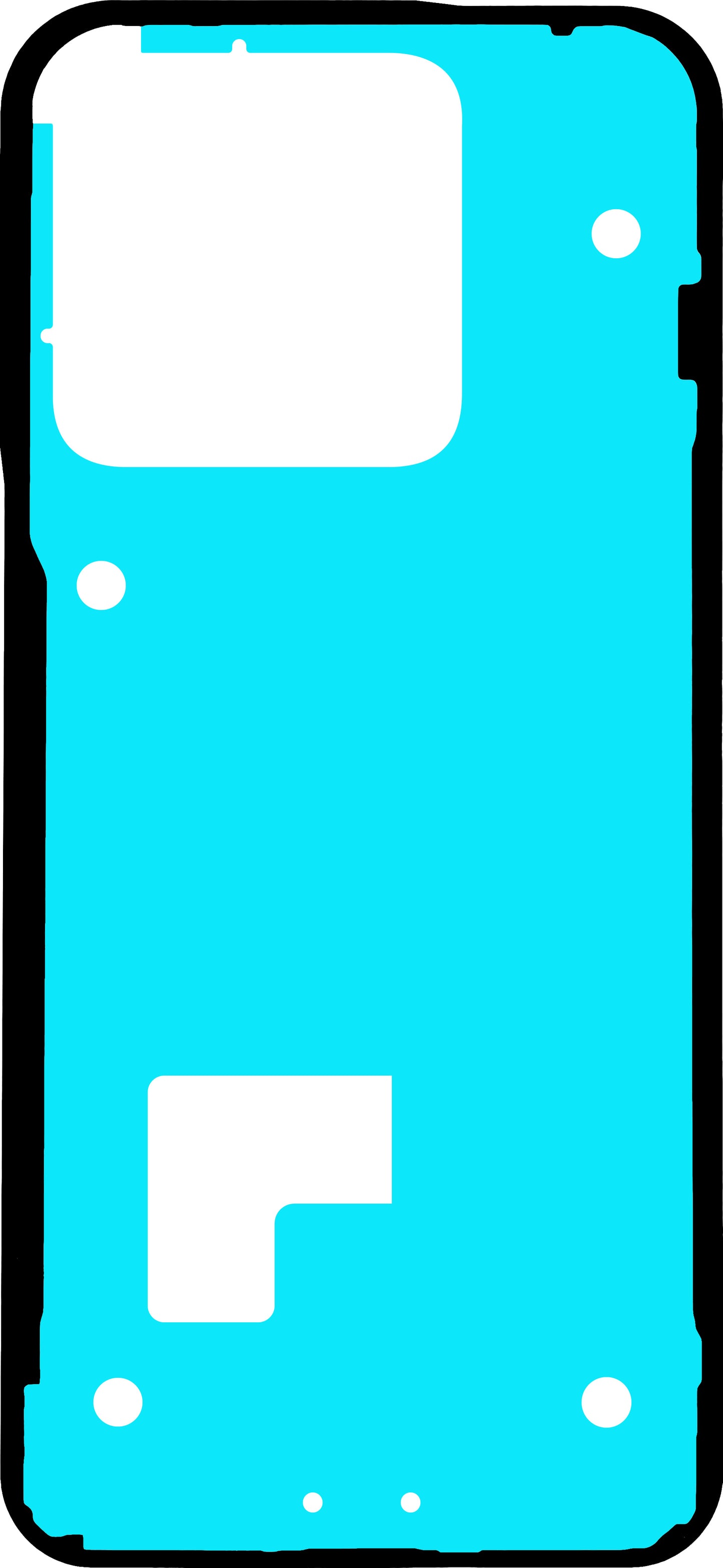 Ljepilo za poklopac baterije Motorola Edge 70 Pro, Service Pack 5D78C32520