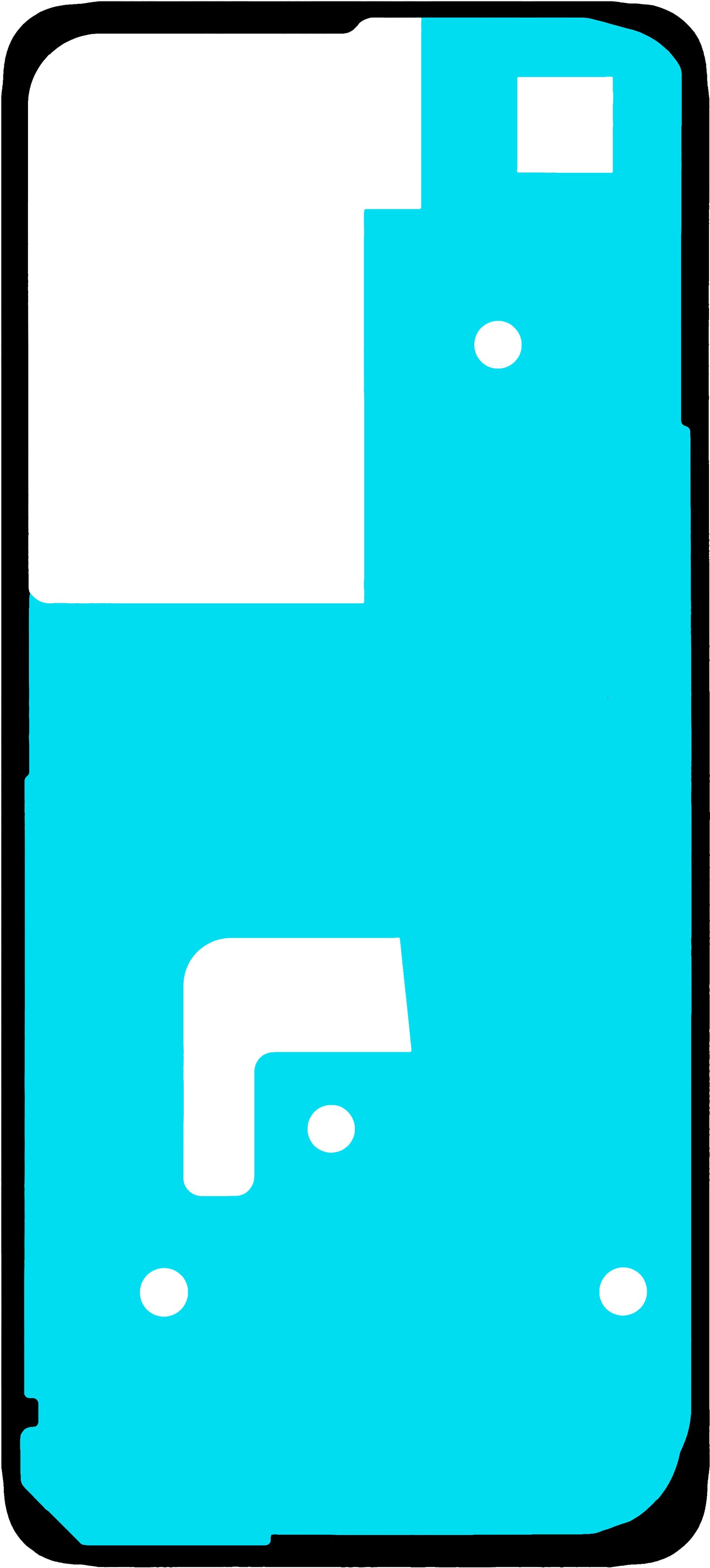 Ljepilo za poklopac baterije Realme 14x, Service Pack 612714001472