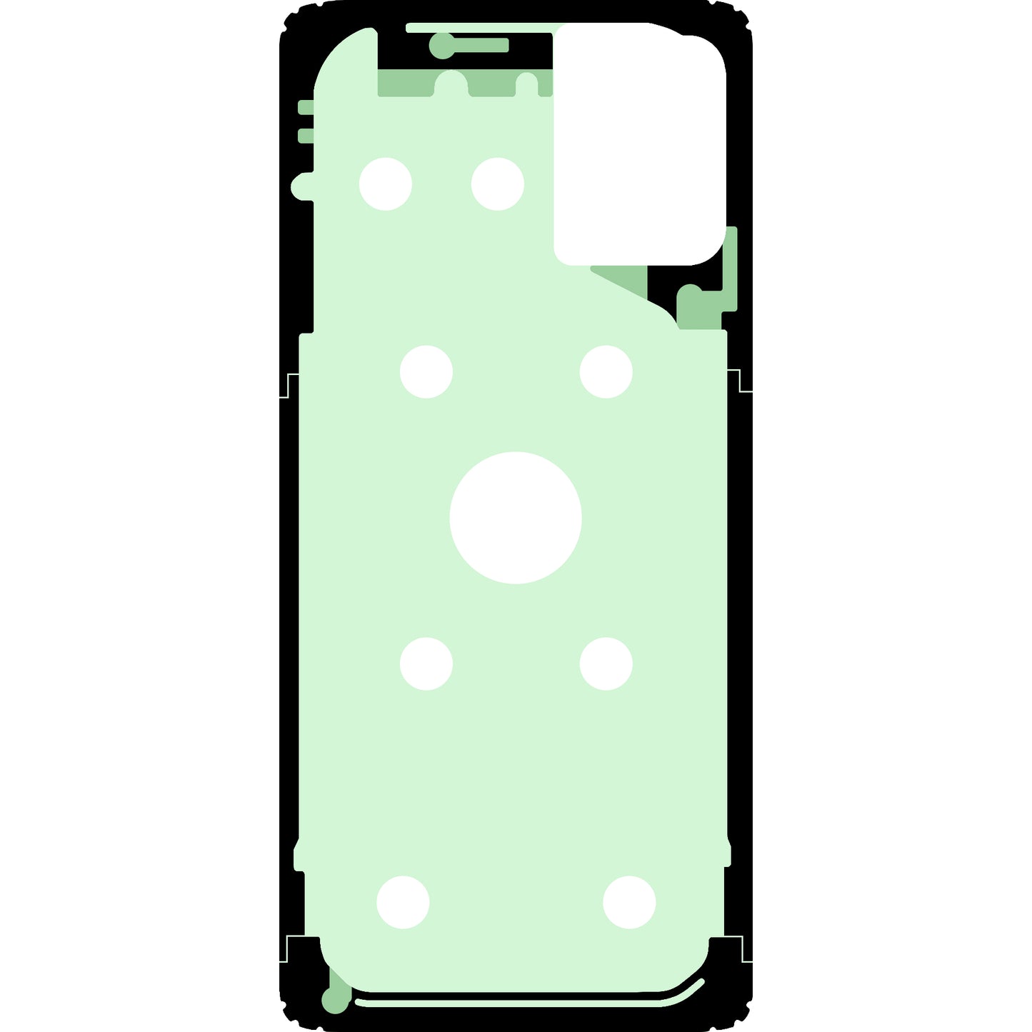 Ljepilo za poklopac baterije Samsung Galaxy A51 5G A516, Service Pack GH81-18660A