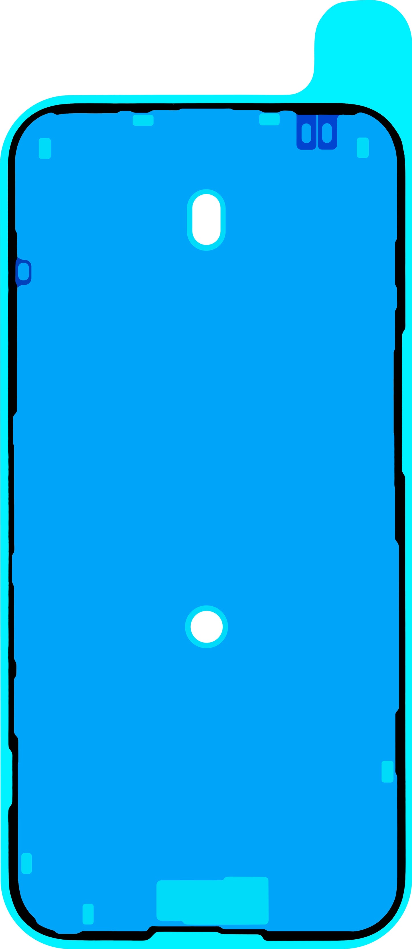 Ljepilo za zaslon Apple iPhone 15 Plus, Service Pack 923-09186