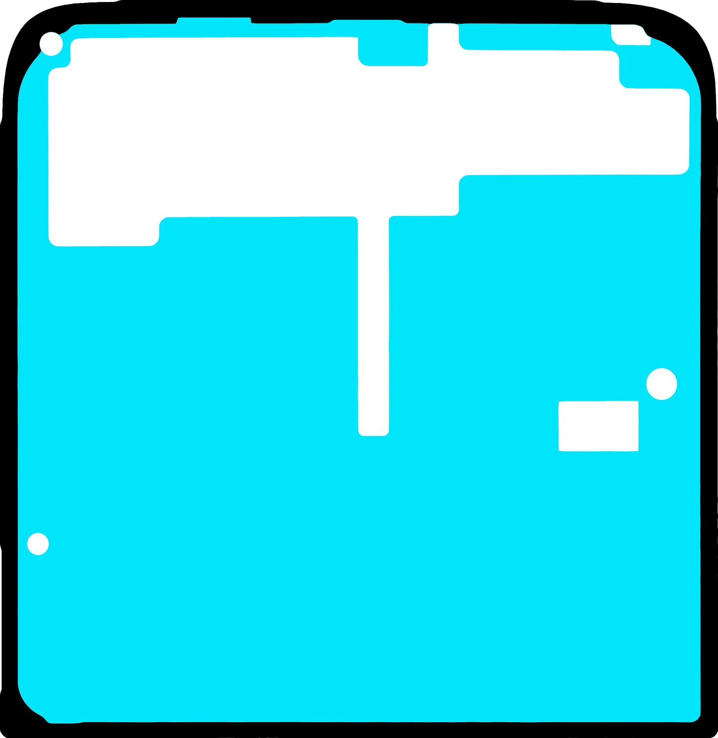 Ljepilo za zaslon Motorola Razr 60 / Razr 50, ispod vanjskog dijela, paket za servis SD78E13584