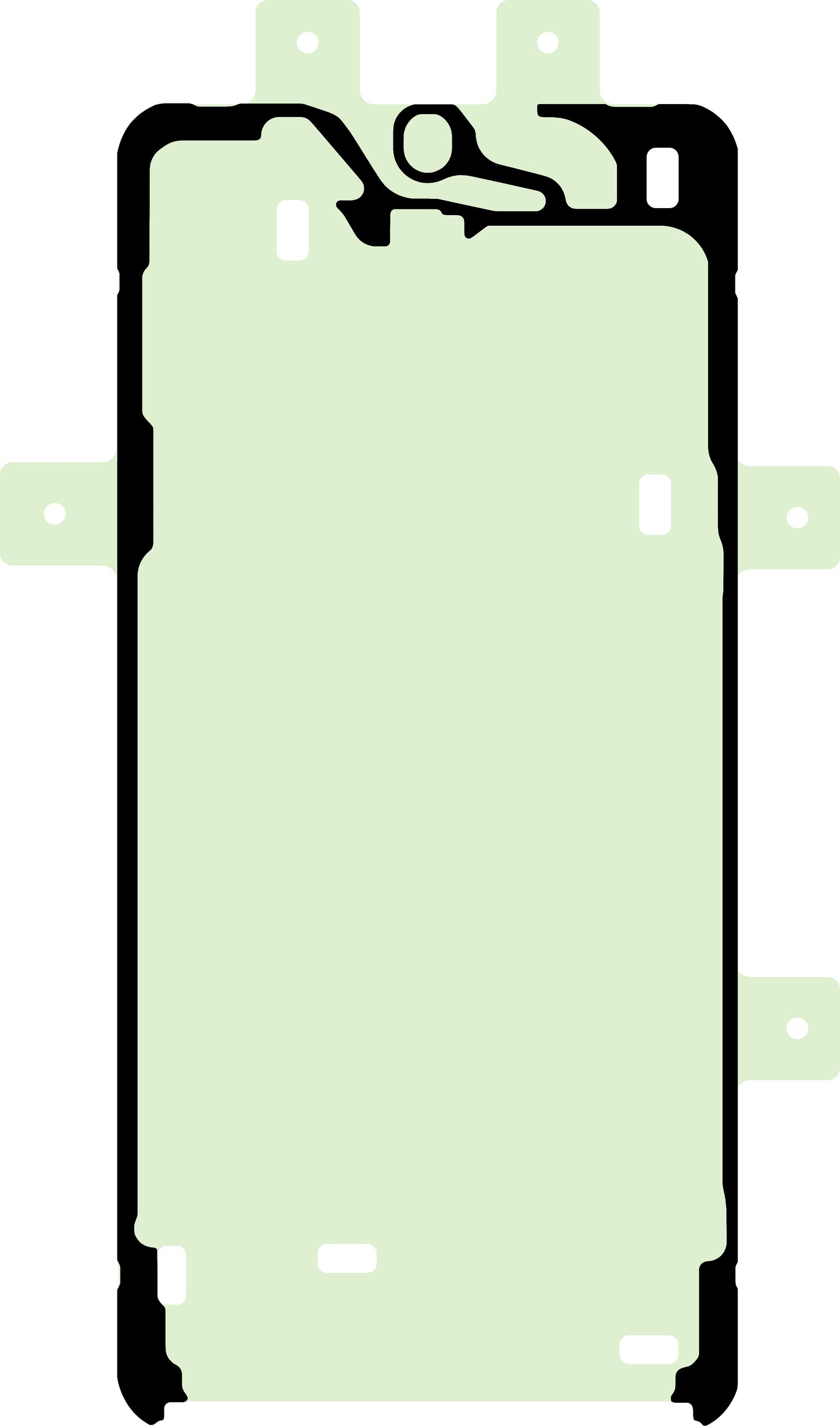 Ljepilo za zaslon Samsung Galaxy S24+ S926, Service Pack GH81-24780A