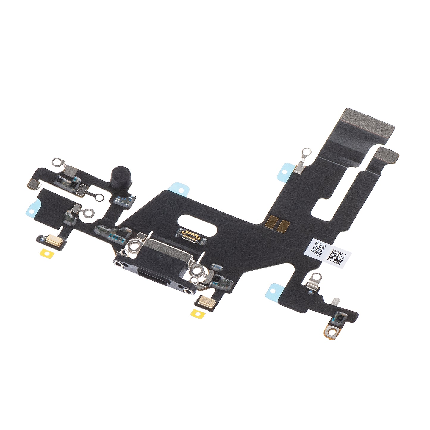 Traka s konektorom za punjenje - Mikrofon Apple iPhone 11, Crna