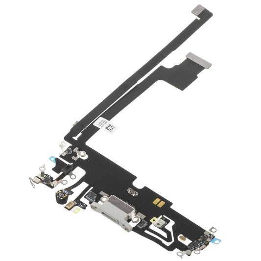 Traka s konektorom za punjenje - Mikrofon za Apple iPhone 12 Pro Max, Srebrna