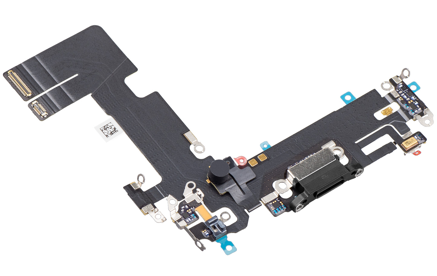 Traka s Konektorom za Punjenje - Mikrofon Apple iPhone 13, Crna