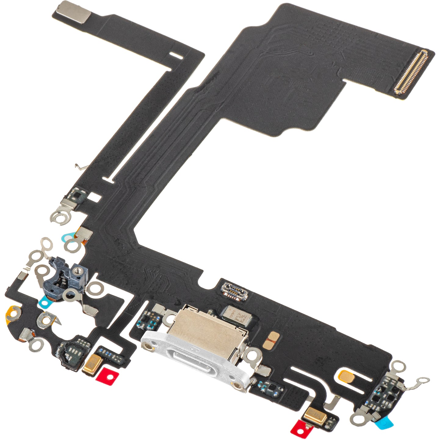 Traka s konektorom za punjenje - Mikrofon Apple iPhone 15 Pro, Srebrna