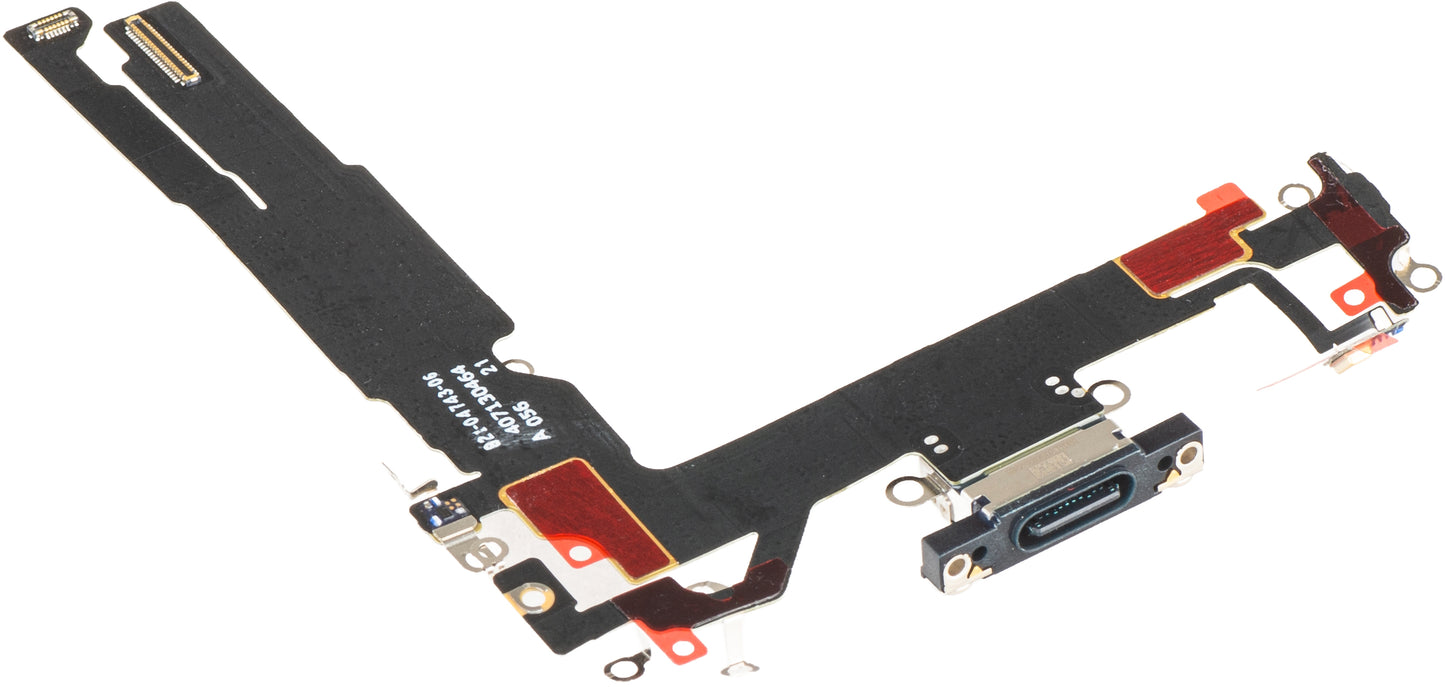 Traka s priključkom za punjenje - Mikrofon Apple iPhone 16, Crna
