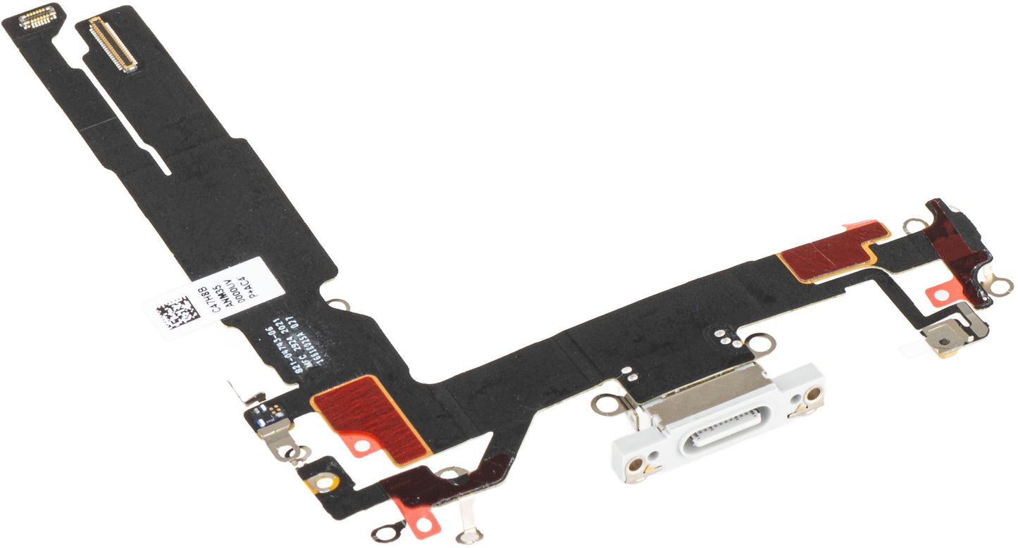 Traka s konektorom za punjenje - Mikrofon Apple iPhone 16, Siva