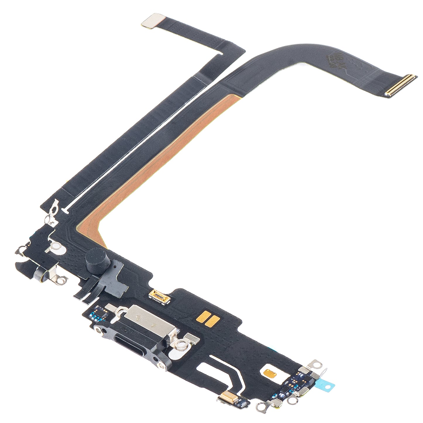 Traka s konektorom za punjenje - Mikrofon Apple iPhone 13 Pro Max, Crna