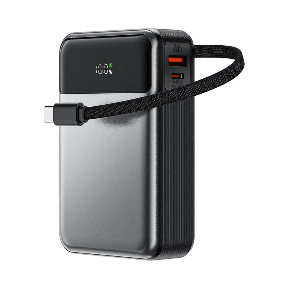 Vanjska baterija Acefast M21, 20000mAh, 65W, QC + PD, 1 x USB-A - 2 x USB-C, Crna