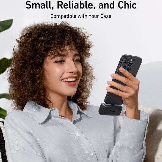 Vanjska baterija Anker Nano, 5000mAh, 22.5W, PD, 2 x USB-C, Crna A1653H11