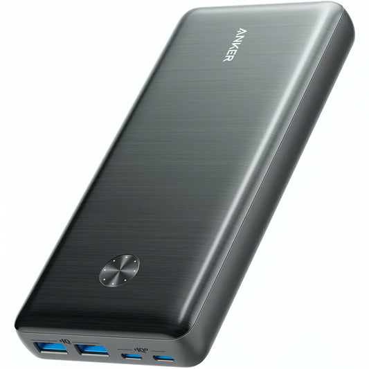 Vanjska baterija Anker PowerCore III Elite, 25600mAh, 87W, QC + PD, 2 x USB-A - 2 x USB-C, crna A1291H11
