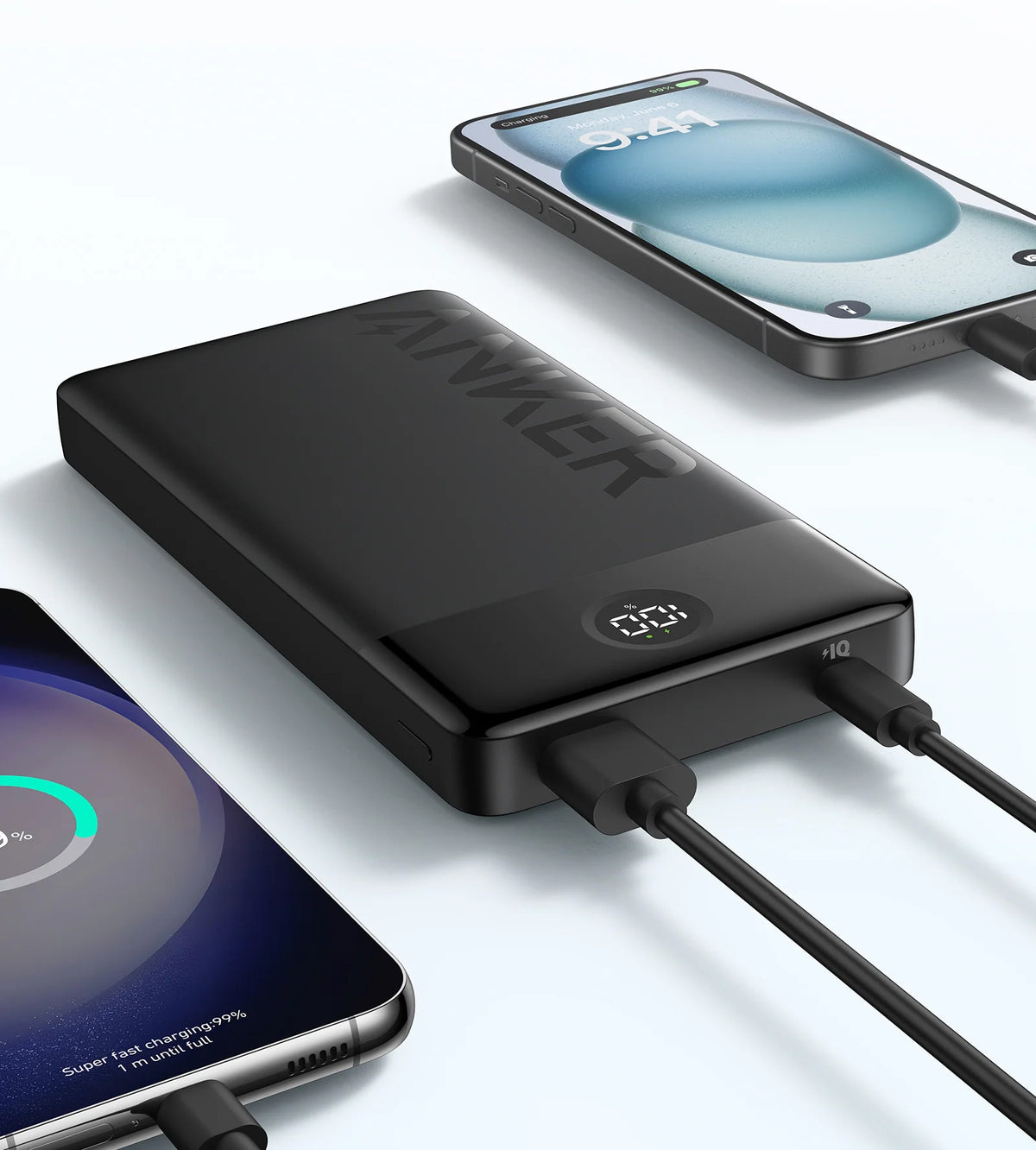 Vanjska baterija Anker PowerCore 326, 20000mAh, 15W, 1 x USB-A - 1 x USB-C, Crna A1367G11