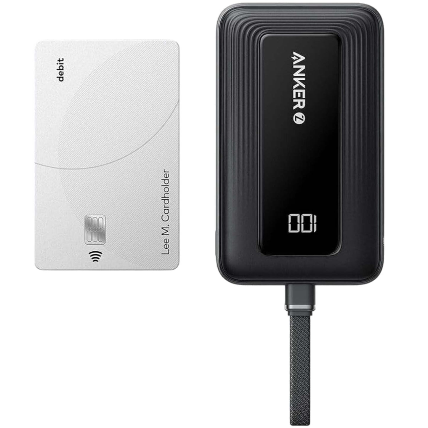 Vanjska baterija Anker Zolo, 10000mAh, 30W, QC + PD, 1 x USB-A - 2 x USB-C, Crna A1688H11