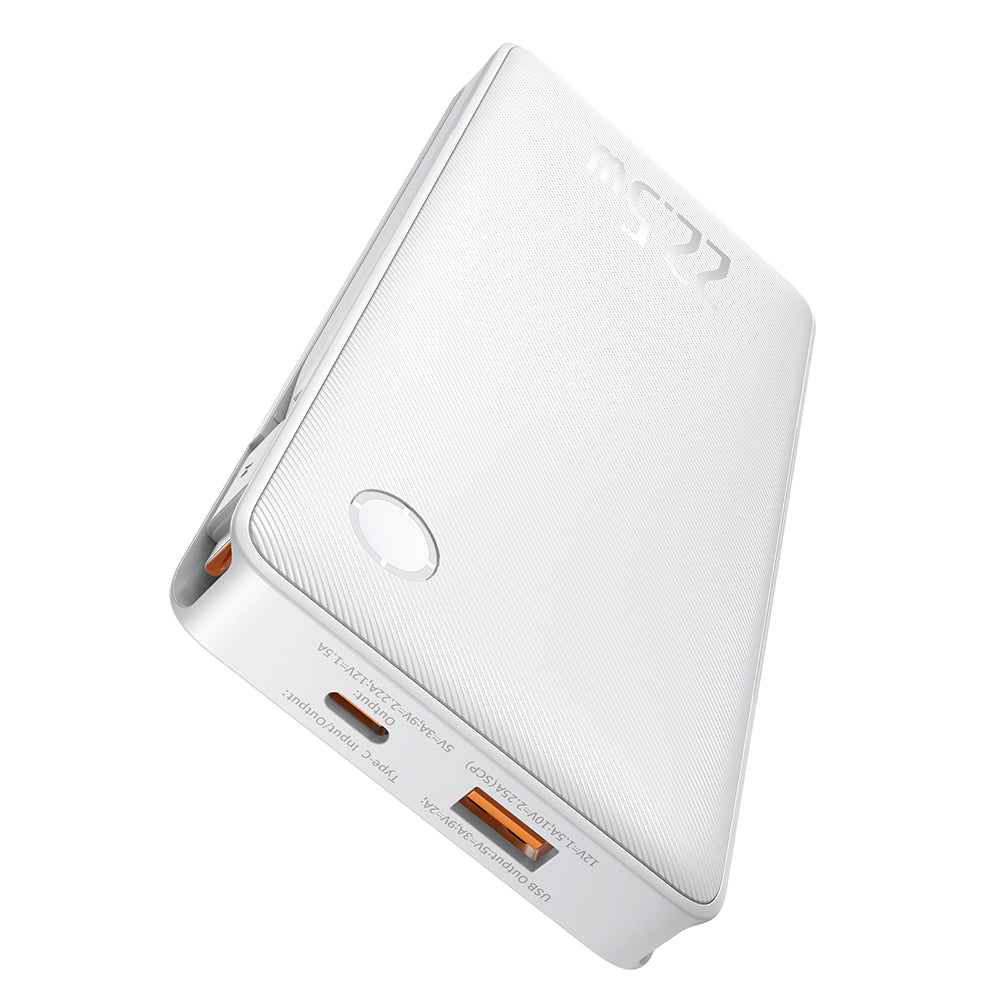 Vanjska baterija Baseus Airpow Lite, 10000mAh, 22.5W, QC + PD, 1 x Lightning - 1 x USB-A - 2 x USB-C, Bijela P10067501213-00