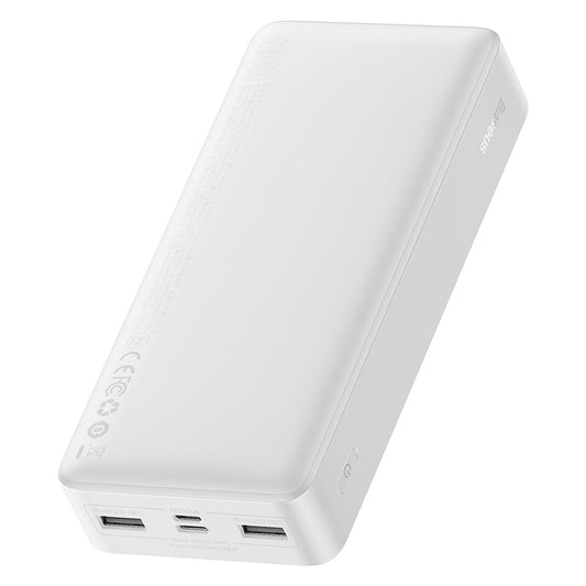 Vanjska baterija Baseus Bipow, 20000mAh, 15W, 1 x USB-C - 2 x USB-A, Bijela PPBD050102