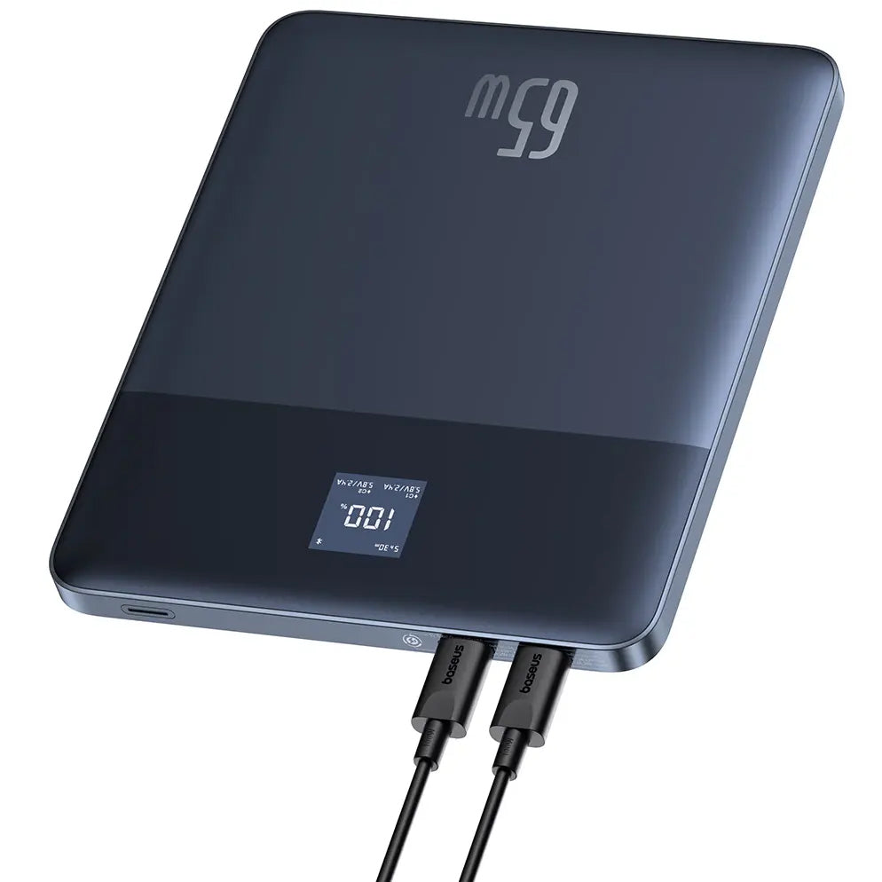 Vanjska baterija Baseus Blade 2, 12000mAh, 65W, PD, 2 x USB-C, plava P10063801323-00
