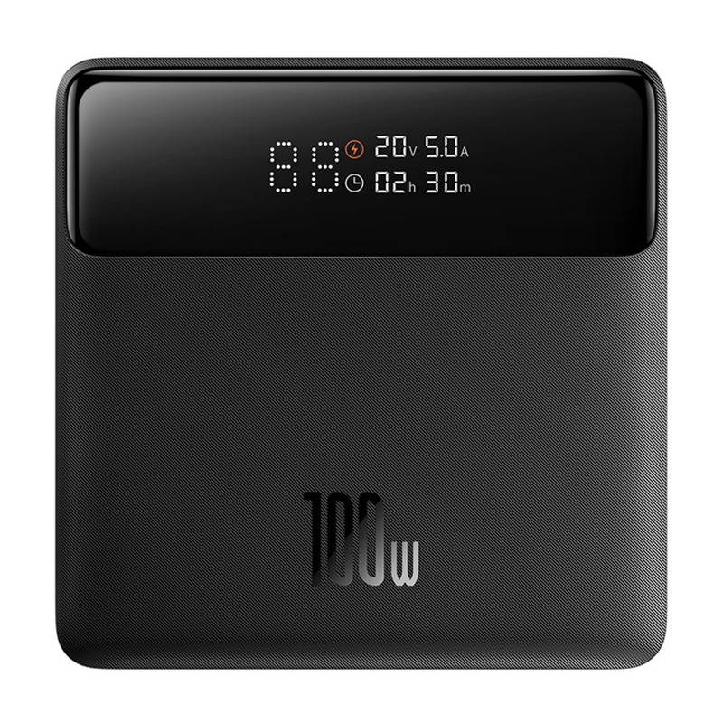 Vanjska baterija Baseus Blade HD, 20000mAh, 100W, QC + PD, 2 x USB-A - 2 x USB-C, Crna PPBL000301
