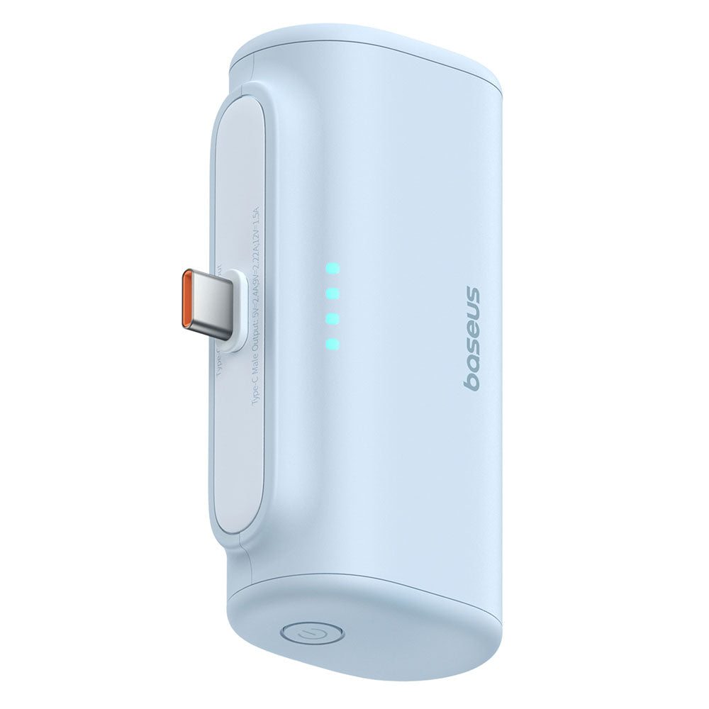 Vanjska baterija Baseus Compact, 5000mAh, 20W, PD, 2 x USB-C, Plava P10068306313-00
