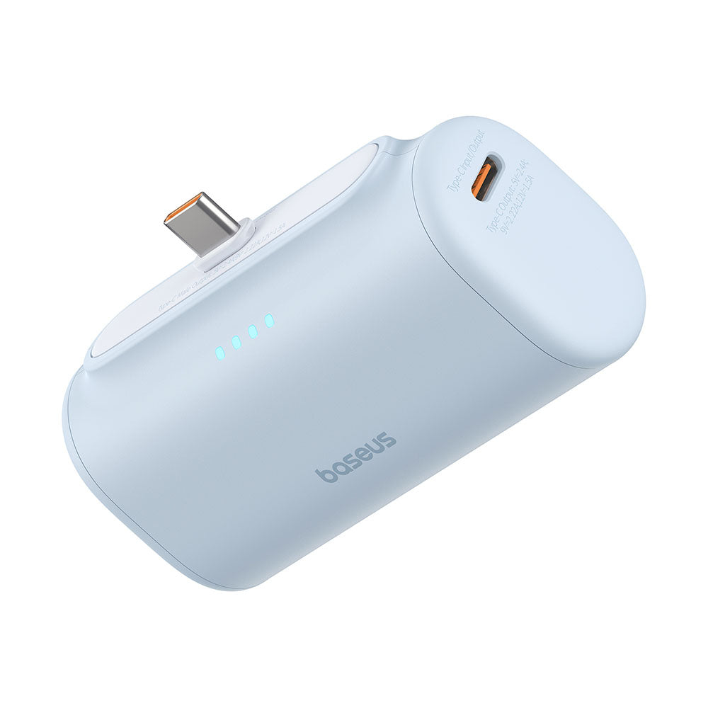 Vanjska baterija Baseus Compact, 5000mAh, 20W, PD, 2 x USB-C, Plava P10068306313-00