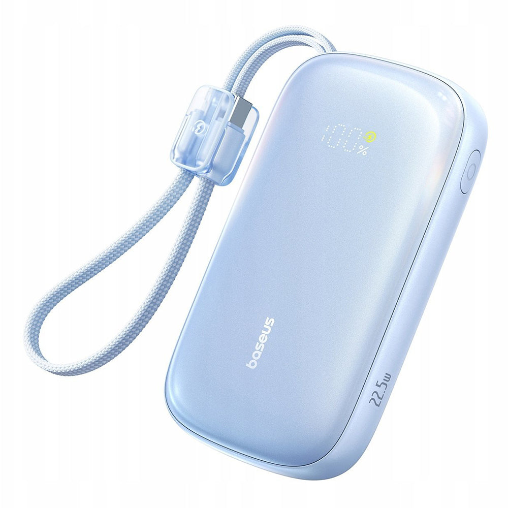 Vanjska baterija Baseus EnerFill FC21 Qpow 3 Ultra, 10000mAh, 22.5W, QC + PD, 1 x USB-A - 1 x USB-C, Plava E0027L03