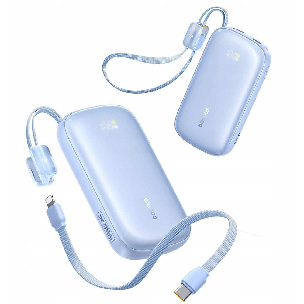 Vanjska baterija Baseus EnerFill FC21 Qpow 3 Ultra, 10000mAh, 22.5W, QC + PD, 1 x USB-A - 1 x USB-C, Plava E0027L03
