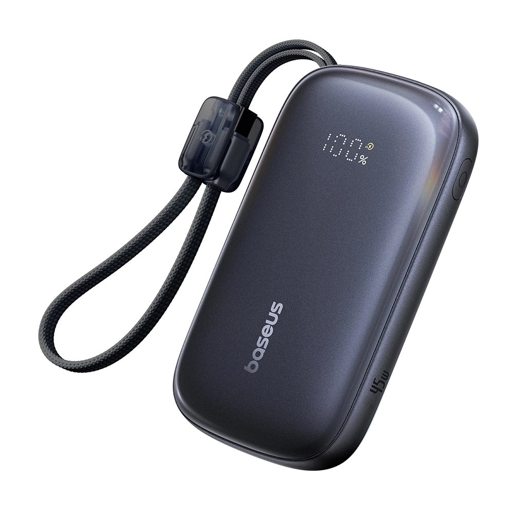 Vanjska baterija Baseus EnerFill FC21 Qpow 3 Ultra, 10000mAh, 45W, QC + PD, 1 x USB-A - 1 x USB-C, Crna E0027Q00