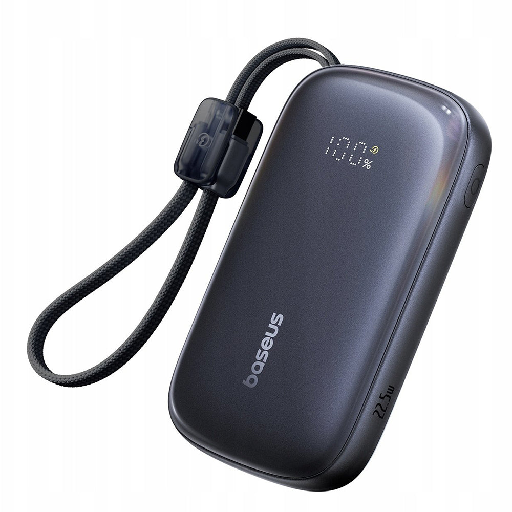 Vanjska baterija Baseus EnerFill FC21 Qpow 3 Ultra, 20000mAh, 22.5W, QC + PD, 1 x USB-A - 1 x USB-C, Crna E0027M00