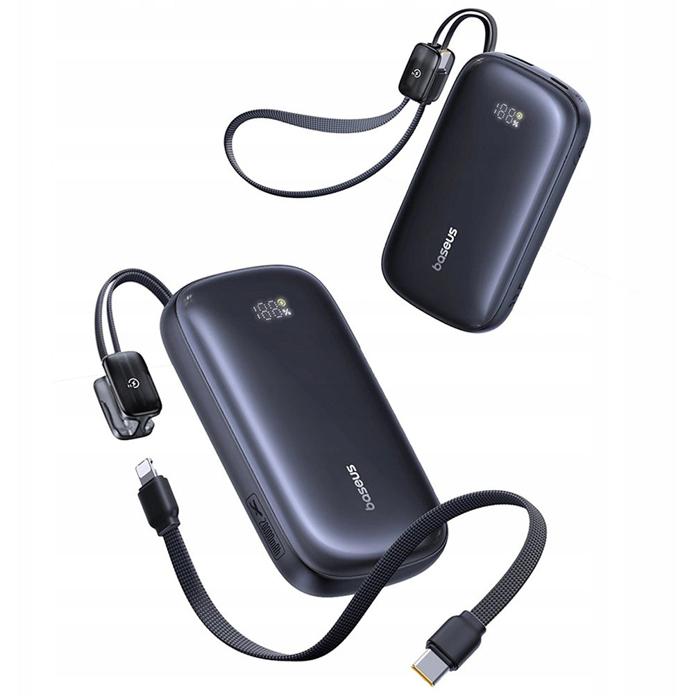 Vanjska baterija Baseus EnerFill FC21 Qpow 3 Ultra, 20000mAh, 22.5W, QC + PD, 1 x USB-A - 1 x USB-C, Crna E0027M00
