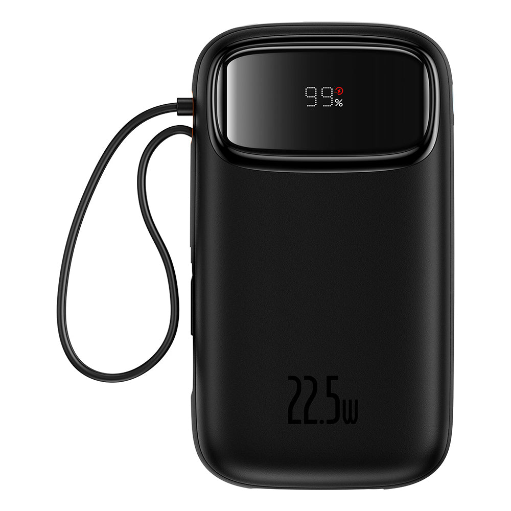 Vanjska baterija Baseus Qpow Pro+, 20000mAh, 22.5W, QC + PD, 1 x Lightning - 1 x USB-A - 2 x USB-C, Crna P10055002113-00