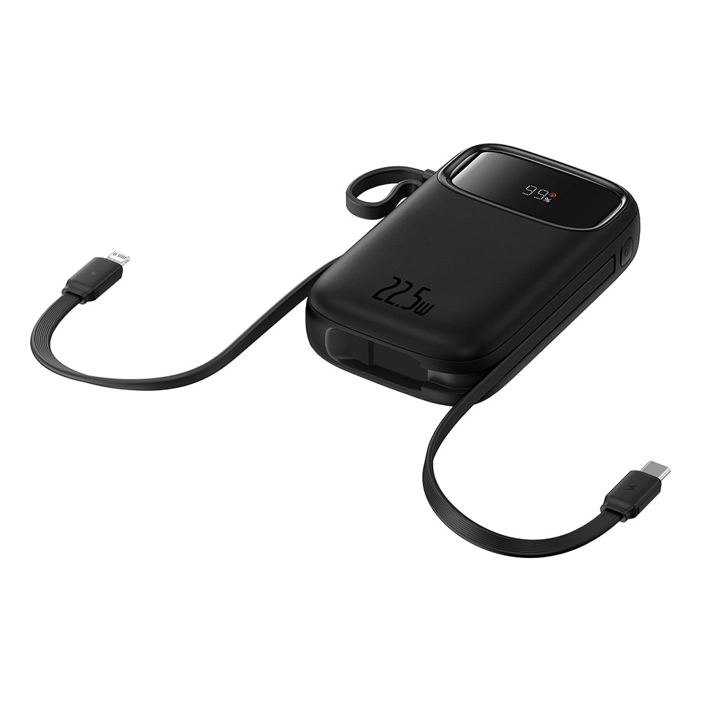 Vanjska baterija Baseus Qpow Pro+, 20000mAh, 22.5W, QC + PD, 1 x Lightning - 1 x USB-A - 2 x USB-C, Crna P10055002113-00