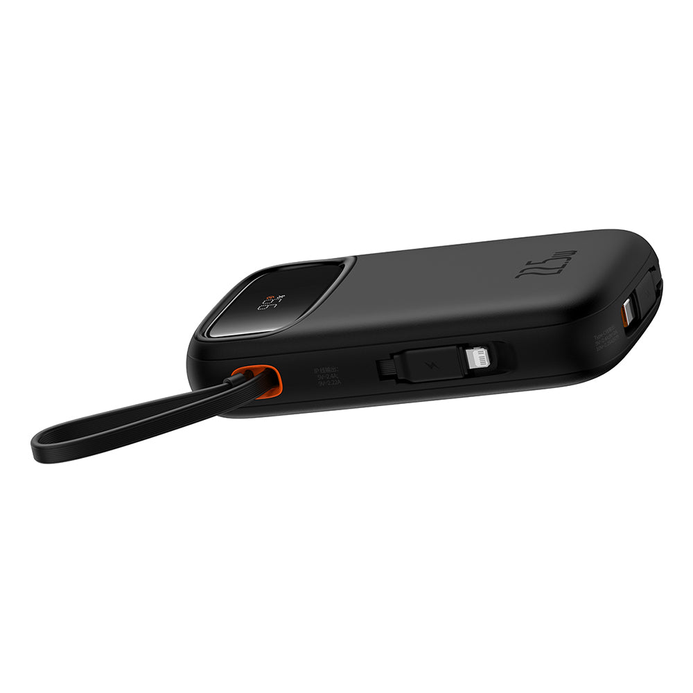 Vanjska baterija Baseus Qpow Pro+, 20000mAh, 22.5W, QC + PD, 1 x Lightning - 1 x USB-A - 2 x USB-C, Crna P10055002113-00