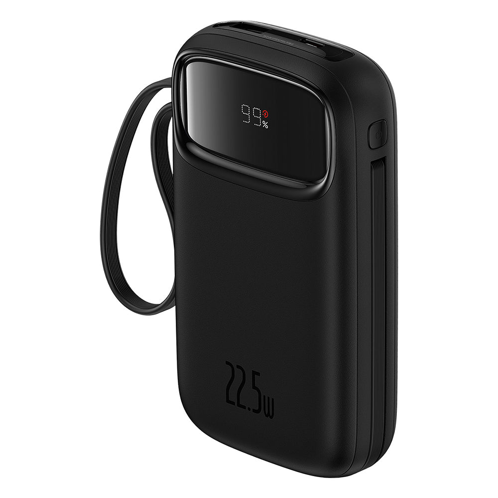 Vanjska baterija Baseus Qpow Pro+, 20000mAh, 22.5W, QC + PD, 1 x Lightning - 1 x USB-A - 2 x USB-C, Crna P10055002113-00