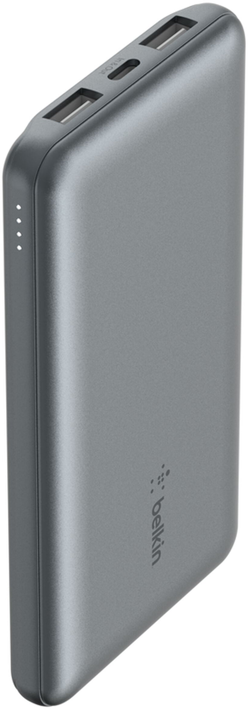 Vanjska baterija Belkin BoostCharge, 10000mAh, 15W, 1 x USB-C - 2 x USB-A, Siva BPB011btGY