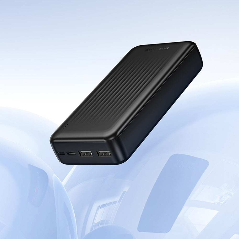 Vanjska baterija Borofone BJ78A Clever, 20000mAh, 10W, 2 x USB-A, Crna