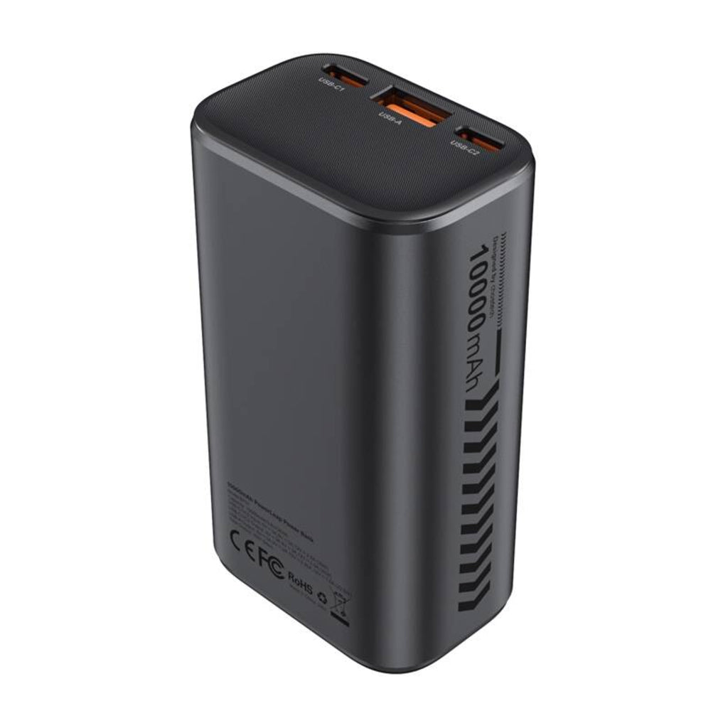 Vanjska baterija Choetech B701, 10000mAh, 30W, QC + PD, 1 x USB-A - 2 x USB-C, Crna