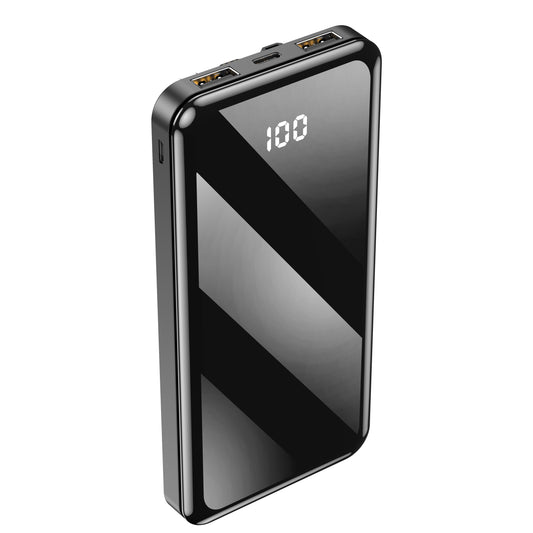 Vanjska baterija Forever TB-411, 10000mAh, 10W, 1 x Lightning - 1 x microUSB - 1 x USB-C - 2 x USB-A, Crna