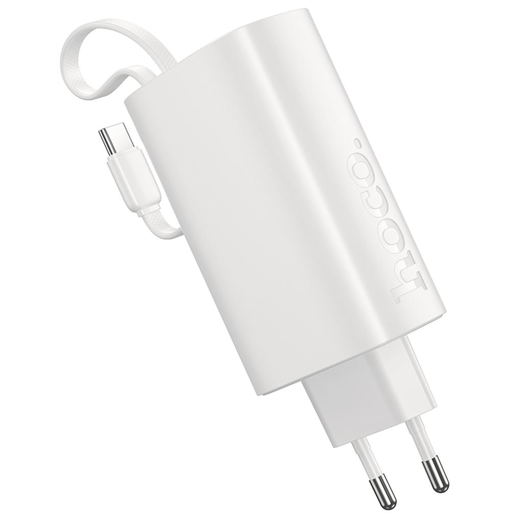 Vanjska baterija HOCO J148 2u1, 5000 mAh, 20 W, PD, 2 x USB-C, bijela