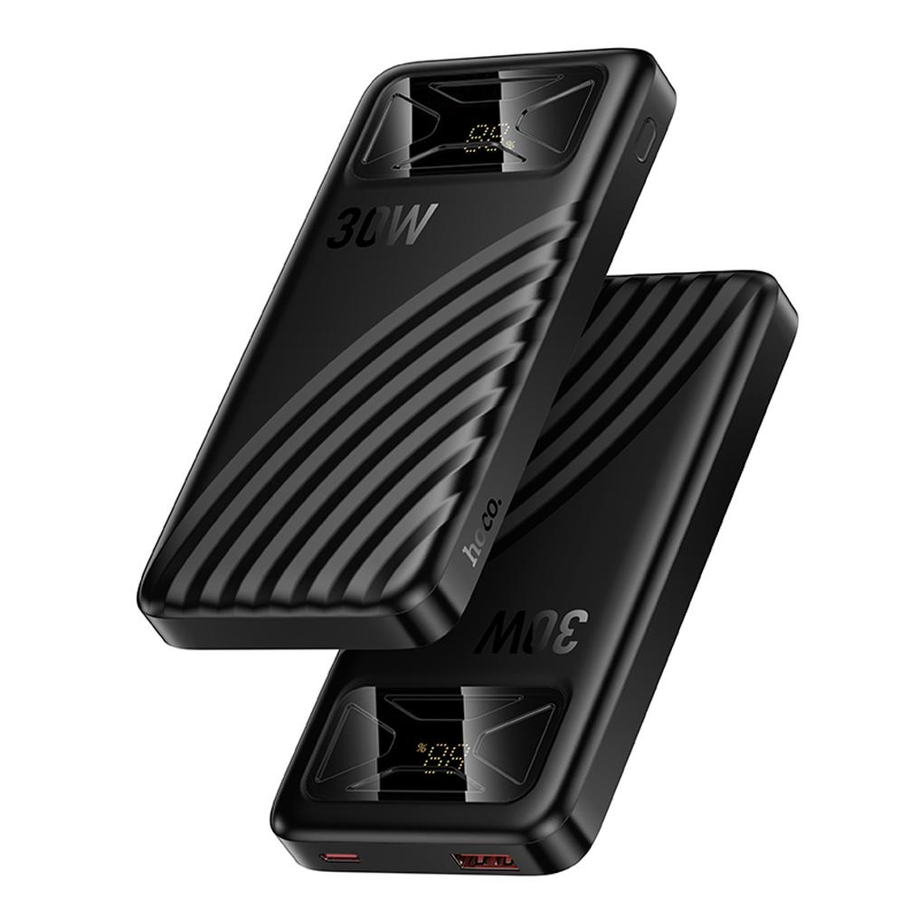Vanjska baterija HOCO Q42, 10000 mAh, 30 W, QC + PD, 1 x USB-A - 1 x USB-C, crna
