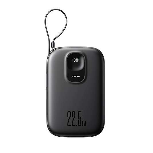 Vanjska baterija Joyroom JR-PBF18, 10000mAh, 22.5W, QC + PD, 1 x Lightning - 1 x USB-A - 1 x USB-C, Crna