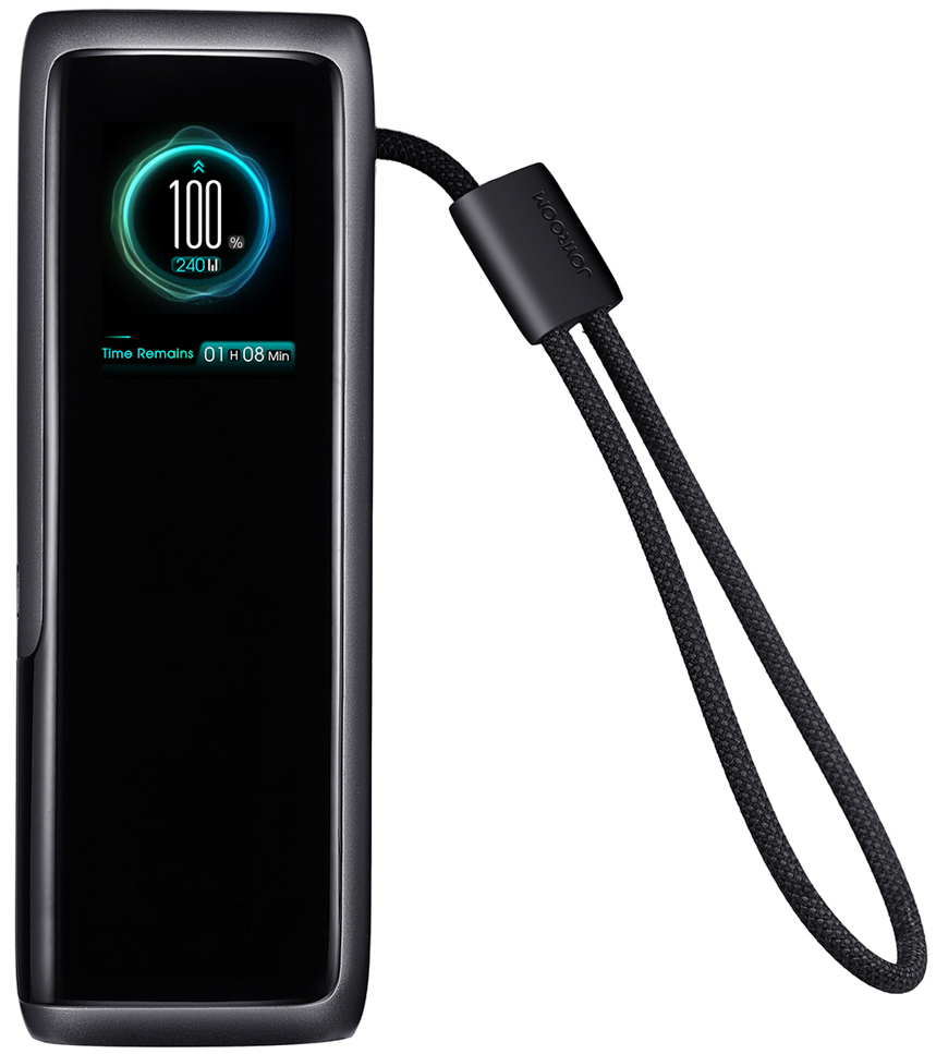 Vanjska baterija Joyroom PODIX PR70, 25000 mAh, 240 W, QC + PD, 1 x USB-A – 3 x USB-C, crna