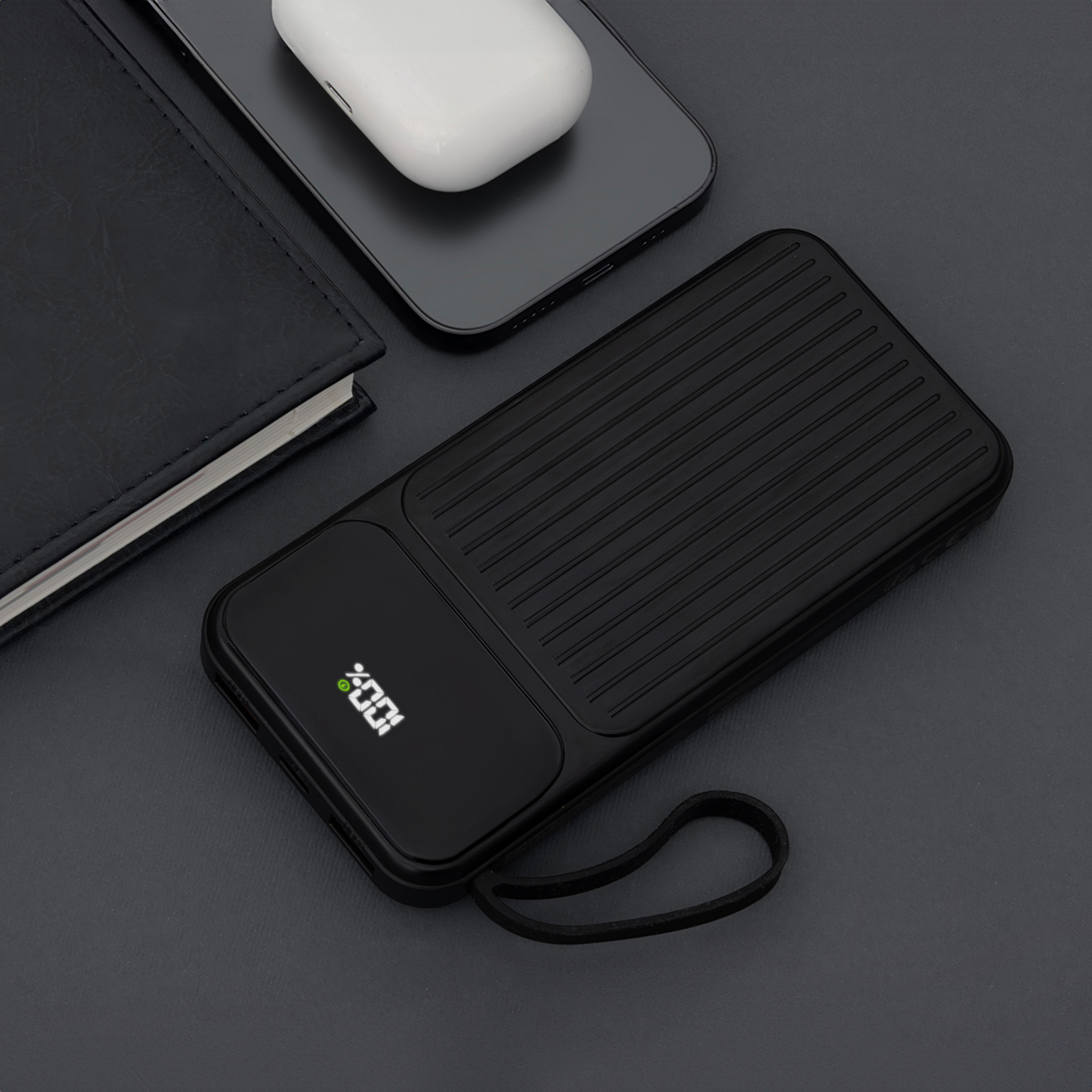 Vanjska baterija MaXlife MXPB-06, 10000mAh, 22.5W, QC + PD, 1 x Lightning - 2 x USB-A - 2 x USB-C, Crna