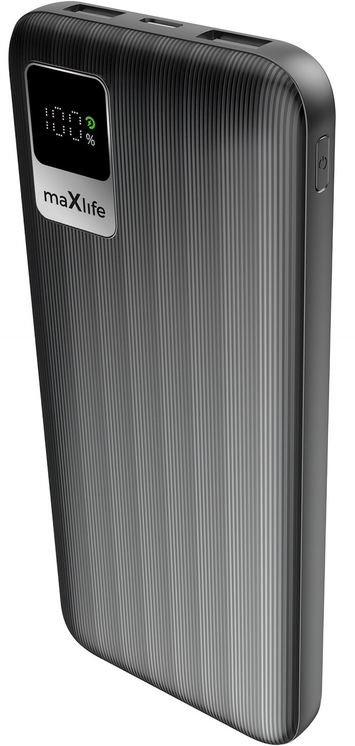 Vanjska baterija MaXlife MXPB-07, 10000mAh, 10W, 2 x USB-A, Crna