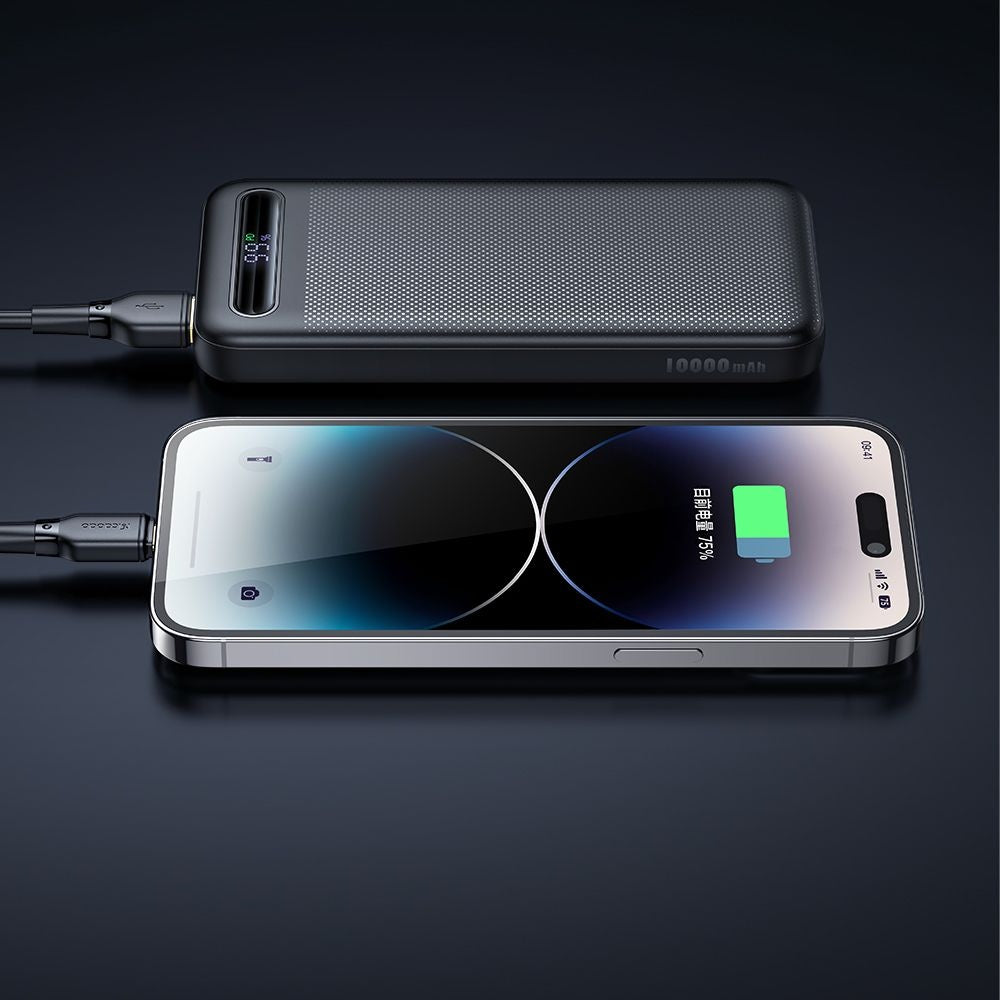 Vanjska baterija McDodo MC-3881 Star, 10000mAh, 22.5W, QC + PD, 2 x USB-A - 1 x USB-C, Crna