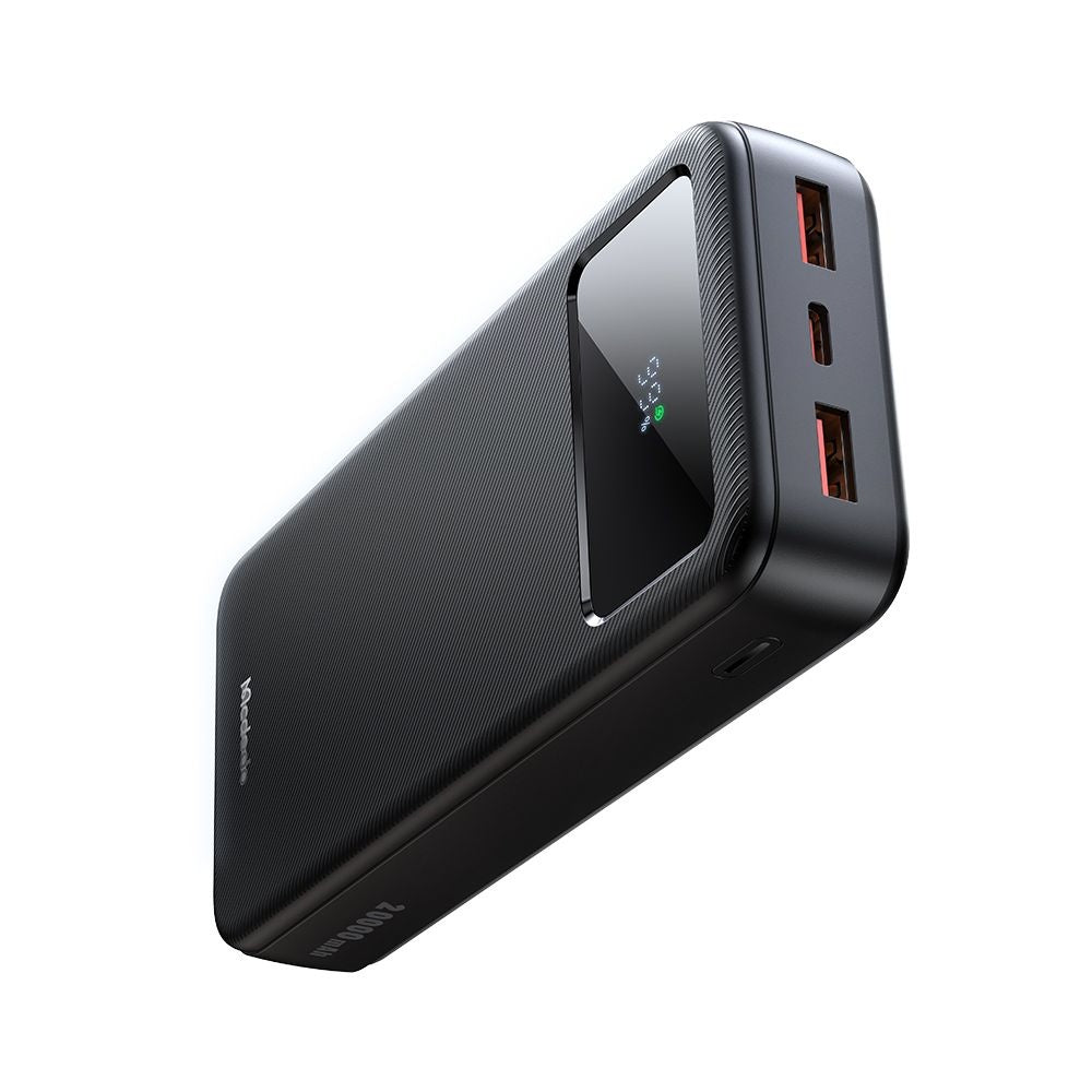 Vanjska baterija McDodo MC-4230, 20000mAh, 22.5W, QC + PD, 2 x USB-A - 1 x USB-C, Crna